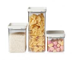 Mepal Set Vorratsdose Omnia, 3-teilig - Nordic White set-vorratsdose-omnia-3-stafck-nordic-white, san/abs/TPE, 0 mm, 3