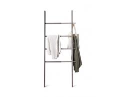 Umbra Hub Kleiderleiter, Handtuchhalter und Garderobenständer, Holz/Stahl, Grau,