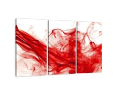 Visario Leinwandbilder 1120 Bild auf Leinwand Smoke, 160 x 90 cm, 3 Teile