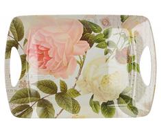 CREATIVE TOPS Rose Garden Kleines, luxuriöses Serviertablett aus Melamin, 38,5 x 20 cm (15 x 7¾ Zoll)