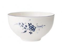 Villeroy & Boch - Vieux Luxembourg Schale, Müslischale aus Premium Porzellan mit filigranen Reliefs in edlem Königsblau, 650 ml