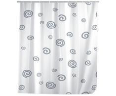 WENKO 19154100 Duschvorhang Schnecke - hochwertiges Textilgewebe, 120 x 200 cm