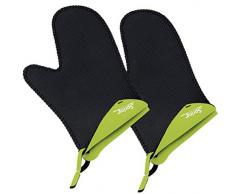 Spring Grips, 1 Paar Ofenhandschuhe, Hitzebeständig, Anti-Rutsch, hellgrün