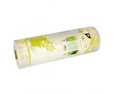 Papstar Tischläufer / Tischtuchrolle grün Annabel (1 Stück) aus der Royal Collection, 24 x 0.4 m, perforiert à 1.2 m, stoffähnliche Prägung, PV-Tissue Mix, reißfest, #84981