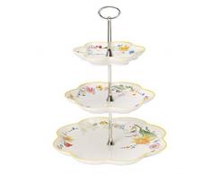 Villeroy & Boch Spring Awakening Etagere, Porzellan, Gelb