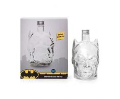 Thumbs Up ThumbsUp Batman Glaskaraffe 750ml-DC Comics, Glas, Klar, 17 cmx17,5cmx22xm