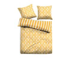 TOM TAILOR Unisex Heimtextilien & Bettware Gemusterte Wende-Bettwäsche Yellow,135/200