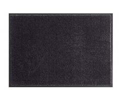 Hanse Home Waschbare Schmutzfangmatte Soft & Clean Schwarz, 39x58 cm