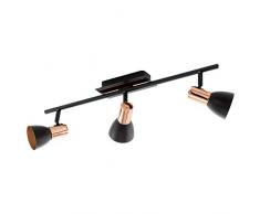 EGLO BARNHAM Spot, Stahl, 3.3 W, schwarz, kupfer