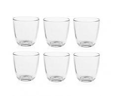 Bormioli Rocco Iris Tablett 6 Gläser, 6 Einheiten