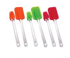 Renberg Rainbow - Küchenhelfer silikon grün 24x5.8x1cm y 22x4.2x1.2cm