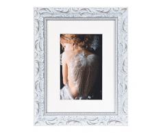 Henzo Chic Baroque 15x20 weiss Bilderrahmen, Holz, 15 x 20 cm