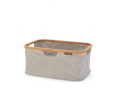 Brabantia Wäschekorb mit Bambus, 40 l, Grau