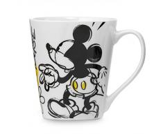 Disney Becher mit Mickey Mouse Motiv, Porzellan, Mickey mit Blumen