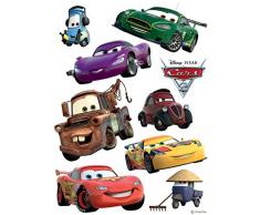 AG Design Disney Cars Kinderzimmer Wand Sticker, PVC-Folie (Phtalate-Free), Mehrfarbig, 30 x 30 cm