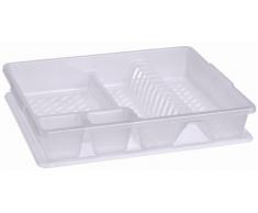 CURVER 173160 Geschirr-Abtropfständer, Polypropylen, für 12 Teller