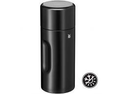 WMF Motion Isolierkanne 0,5l Cromargan Edelstahl, für Tee oder Kaffee, Thermosflasche mit Trinkbecher, hält 24h kalt & 12h warm, schwarz matt
