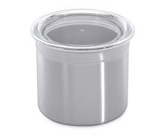 Berghoff Vorratsdose mit Deckel, Edelstahl, Metall, 10 x 10 x 7.5 cm