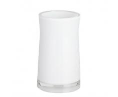 Spirella Zahnputzbecher Zahnbürstenhalter Sydney 6,5x12,5 cm Weiß