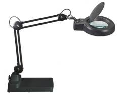 Maul Lupenleuchte MAULviso, Tageslicht, Vergrößerungsfaktor 1,75, 1200 Lumen, Standfuß, Schwarz, 8263190