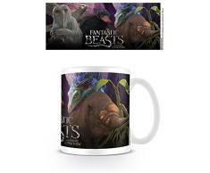 empireposter Fantastic Beasts - Phantastische Tierwesen - Escaped Beasts - Tasse Keramik Kaffeebecher - Film Kino - Ø8,5 H9,5cm