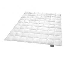 Traumnacht Exklusiv leichte Daunendecke mit neuen weißen Daunen (100%), DIN EN 12934, 200 x 200 cm