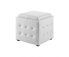 Tomasucci Dizzy Pouf, holz, WeiÃ