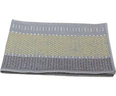 David Fussenegger Baumwolldecke Jade Bordüre GOTS Zertifiziert, Baumwolle, Grau, 200 x 150 cm