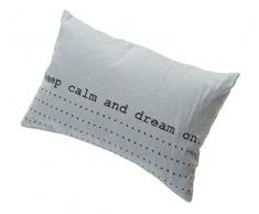 David Fussenegger Kissenhülle SILVRETTA Keep Calm, Baumwoll-Mischgewebe, Glas Grün, 40 x 60 cm