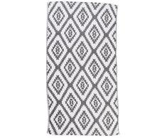 Bersuse Handloom Türkisches Handtuch Modern 37X70 Inches, schwarz