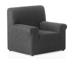 Bartali Stretch Sofahusse Aitana - Farbe Grau -1 Sitzer (von 50 bis 90 cm)