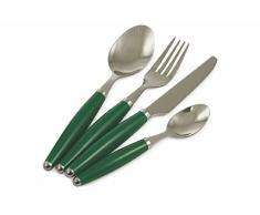 Galileo Casa 2161948, Goccia Besteck, 24 Teile, Grün