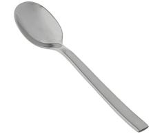 Alessi Ovale Kaffeelöffel, Edelstahl, Silber, 12.5 x 3.5 x 2.8 cm, 6-Einheiten