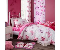 Rosa Schmetterlinge Single Bettwäsche