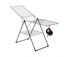 Brabantia Wäscheständer, T-Modell, für den Innenbereich, 20 m schwarz