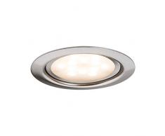 Paulmann 935.53 Möbel EBL Set LED 3x4,5W 65mm Eisen gebürstet 93553 Spot Einbaustrahler Einbauleuchte