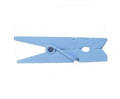 Vaessen Creative 3809-348 Wäscheklammern Holz, Ein farbe, One size