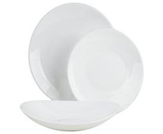 Bormioli Rocco & Figur Leopardo Attack Tafelservice, WeiÃ, GrÃ¶Ãe Unica, 18 Einheiten