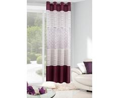 Eurofirany Vorhang, Stoff, violett, 140 x 250 x 0,3 cm