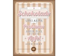Pro-Art TT070B22 Wandbild Decopanel Schokolade und Apfel, bunt