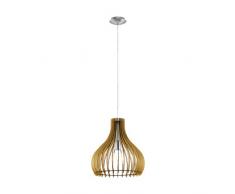 EGLO TINDORI Hängeleuchte, Stahl, 60 W, Ø 38 cm, nickel-matt