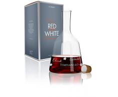 Ritzenhoff Red & White Weinkaraffe, Glas, Mehrfarbig, 15 cm