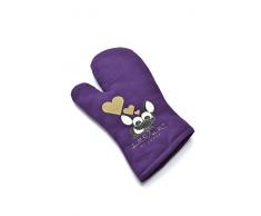 Berghoff Topfhandschuh violett Backofenhandschuh, Baumwolle, lila, 32.5 x 17.5 x 0.1 cm