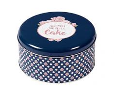 Städter 710092 All you need is Cake Gebäckdose, Weißblech