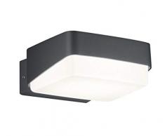 Trio Leuchten Juba 226760142 LED Außen Wandleuchte, Aluminium, 10 Watt, Anthrazit