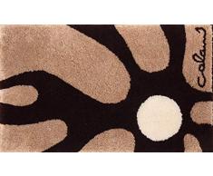 Grund COLANI Exklusiver Designer Badteppich 100% Polyacryl, ultra soft, rutschfest, ÖKO-TEX-zertifiziert, 5 Jahre Garantie, Colani 12, Badematte 70x120 cm, beige