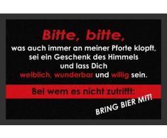 empireposter Weiblich, wunderbar, willig - Fussmatte, GrÃ¶Ãe: 60 x 40 cm, Material Polypropylen