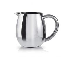 Café Olé EM-012 Everyday Milch Krug aus hochwertigem 18/10 Edelstahl – 12oz Fassungsvermögen