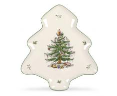Spode Weihnachtsbaum Christmas Tree-Shaped Platter Tree-Shaped Platter mehrfarbig
