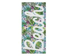 Catherine Lansfield Tropical Beach Handtuch Multi, Baumwolle, Mehrfarbig, 160 x 76 x 0,4 cm